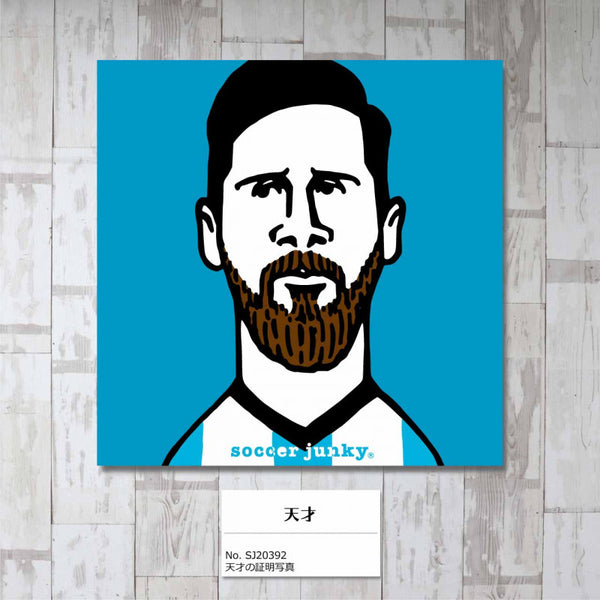 アートパネル 天才の証明写真