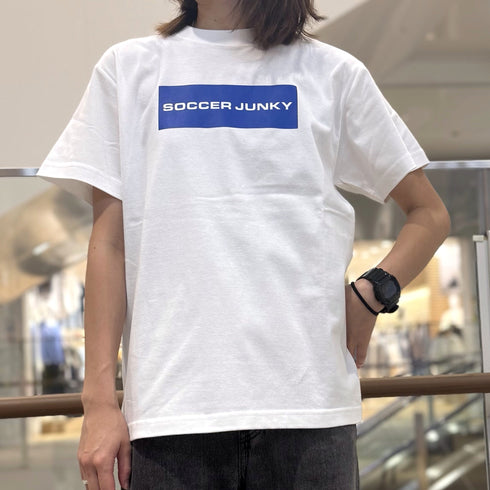 soccerjunky blue label Tシャツ ロゴ大