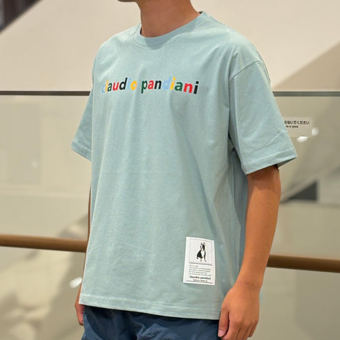 CPマルチカラー ボックスシルエット半袖TEE