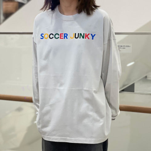 SJマルチカラー ビッグシルエット長袖TEE