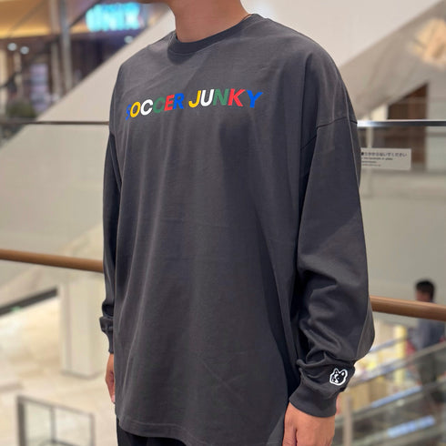 SJマルチカラー ビッグシルエット長袖TEE