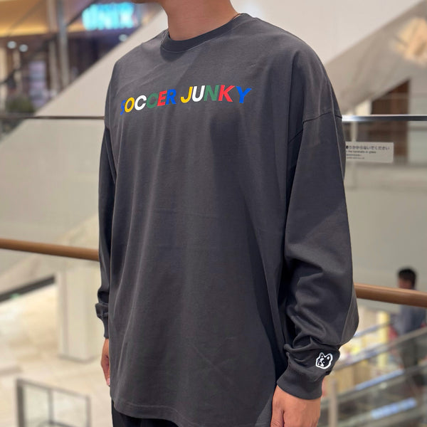 SJマルチカラー ビッグシルエット長袖TEE