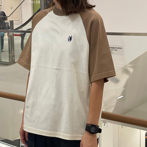 CPロゴ ラグランスリーブ半袖TEE