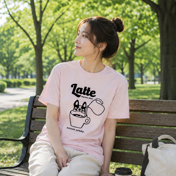Latte dog+1 半袖TEE
