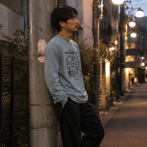 COFEE FACTS+1 長袖TEE