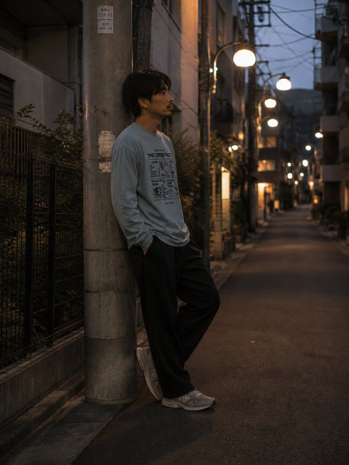 COFEE FACTS+1 長袖TEE