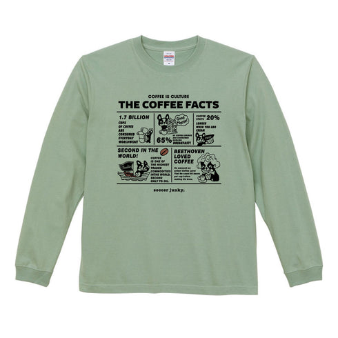 COFEE FACTS+1 長袖TEE