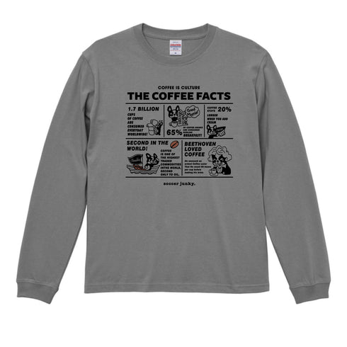 COFEE FACTS+1 長袖TEE
