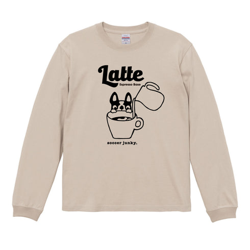 Latte dog+1 長袖TEE