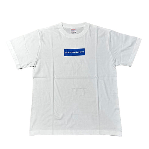 socccerjunky blue label Tシャツ ロゴ小