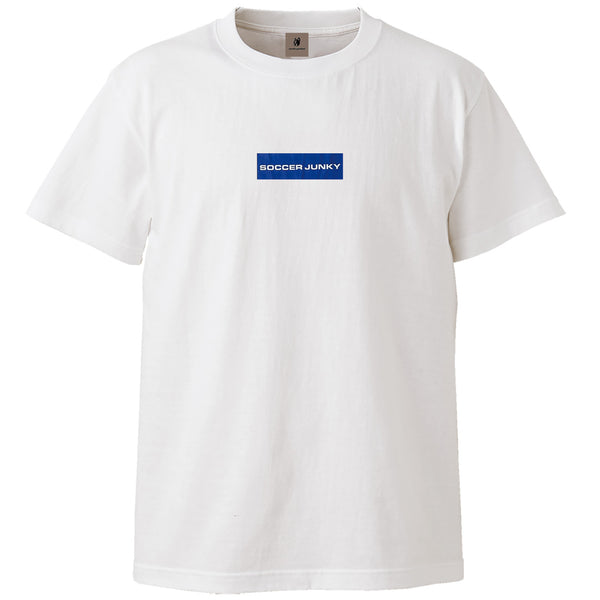 socccerjunky blue label Tシャツ ロゴ小
