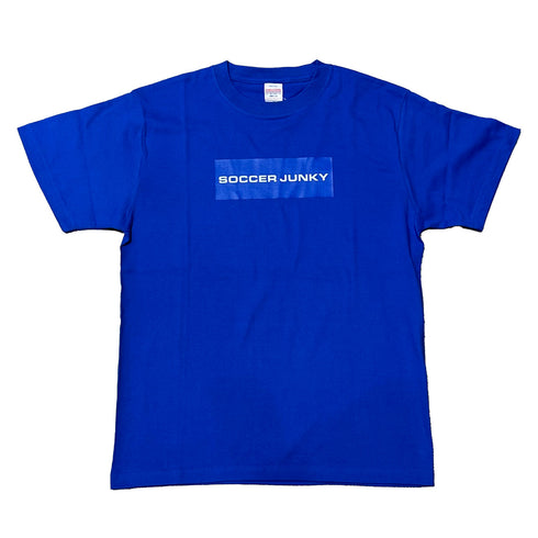 soccerjunky blue label Tシャツ ロゴ大