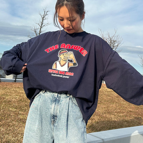 THE ANSWER ビックシルエットロングTEE