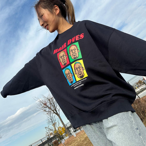 HAIR DVES ビックシルエットクルーネック