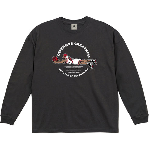 THE KING OF REBOUNDING ビックシルエットロングTEE