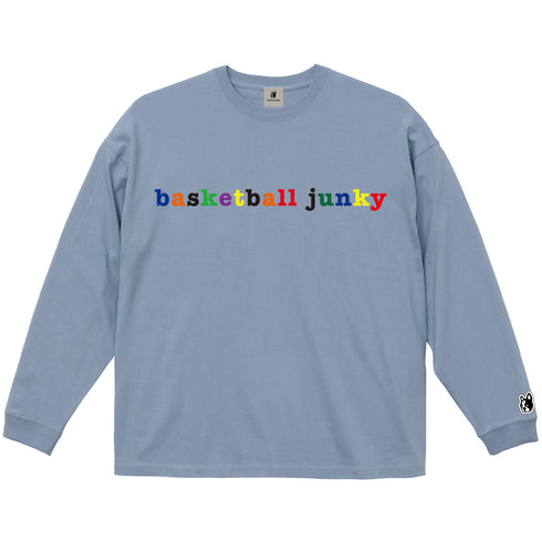 BSKマルチカラー ビッグシルエット長袖TEE