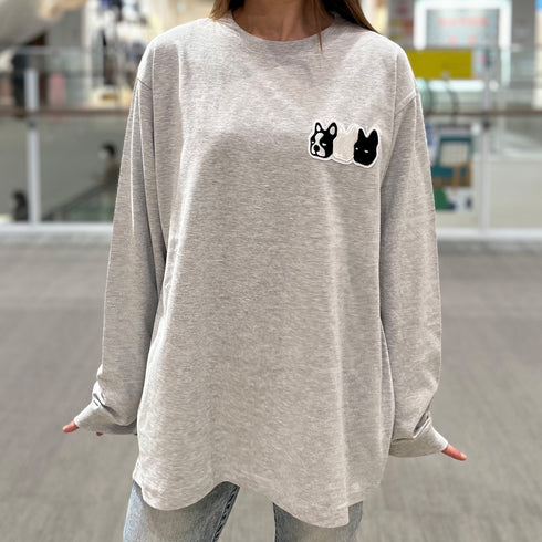 ブヒブヒ倶楽部コラボ ロングTシャツ