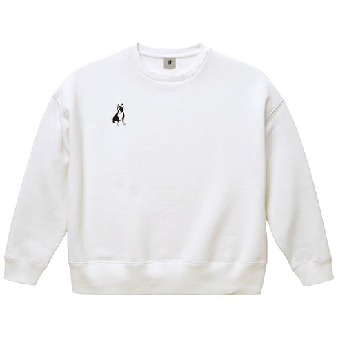 パイド ルーズシルエットクルースウェット