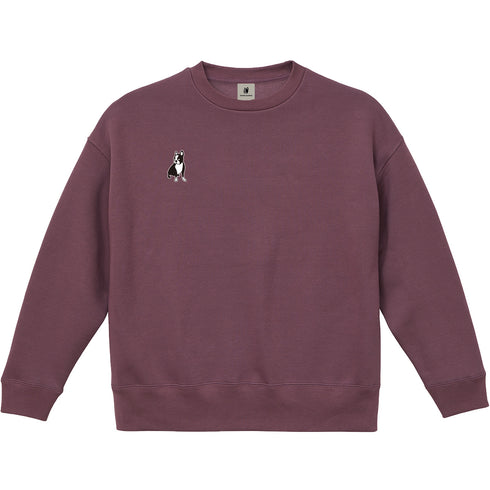 パイド ルーズシルエットクルースウェット