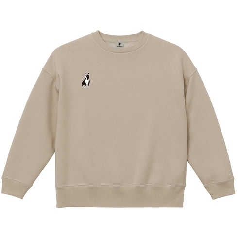 パイド ルーズシルエットクルースウェット