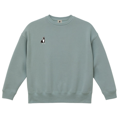 パイド ルーズシルエットクルースウェット