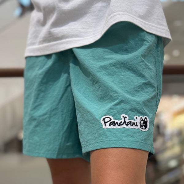 CPロゴナイロンショートパンツ