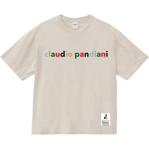 CPマルチカラー ボックスシルエット半袖TEE