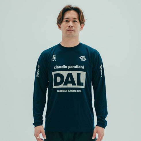 DAL ロングスリーブストレッチワークアウトシャツ