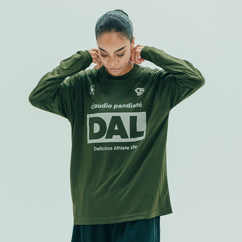 DAL ロングスリーブストレッチワークアウトシャツ