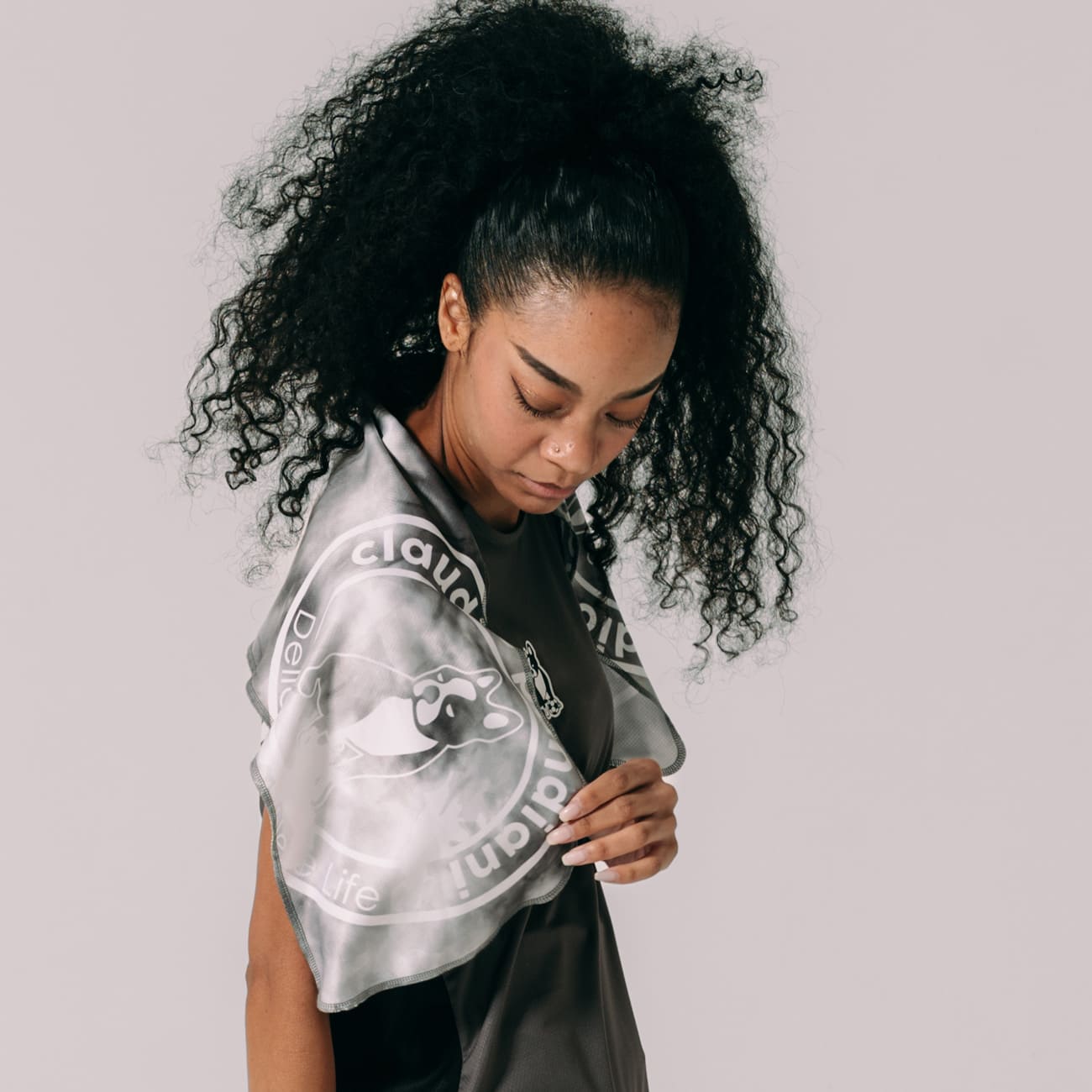 tie-dye ひんやりスポーツタオル