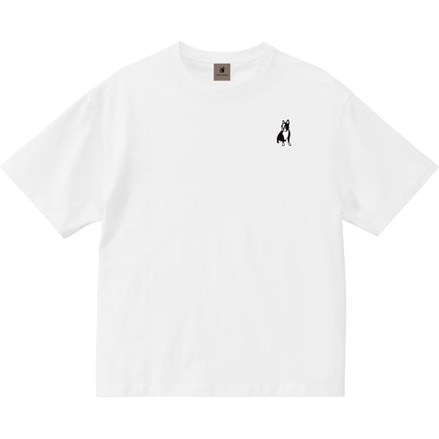 パイド プレミアムボックスシルエット半袖TEE