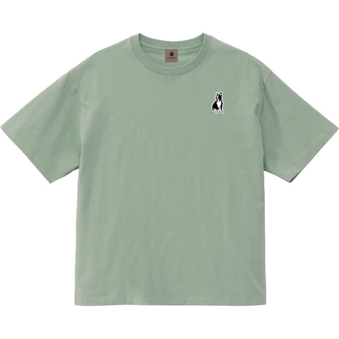 パイド プレミアムボックスシルエット半袖TEE