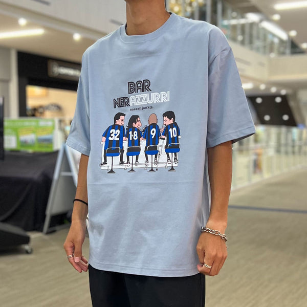 10への想い青 ビッグシルエット半袖TEE