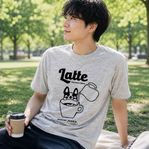 Latte dog+1 半袖TEE