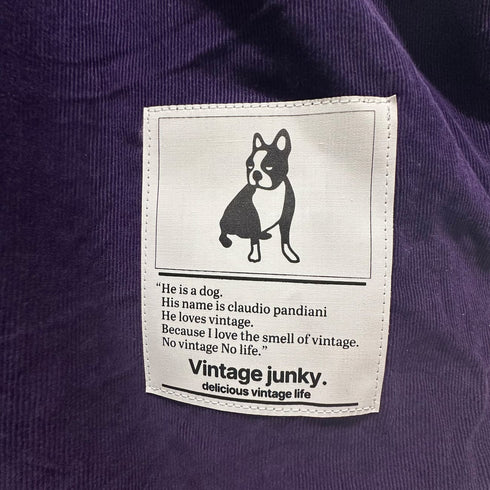 vintage junkyコーデュロイシャツ