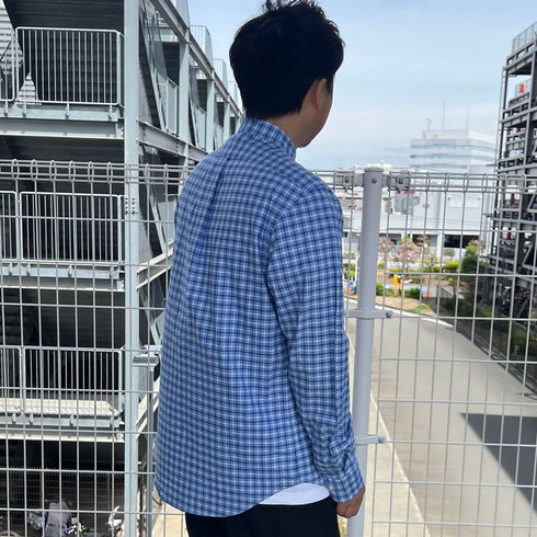 vintage junkyノーカラーシャツ