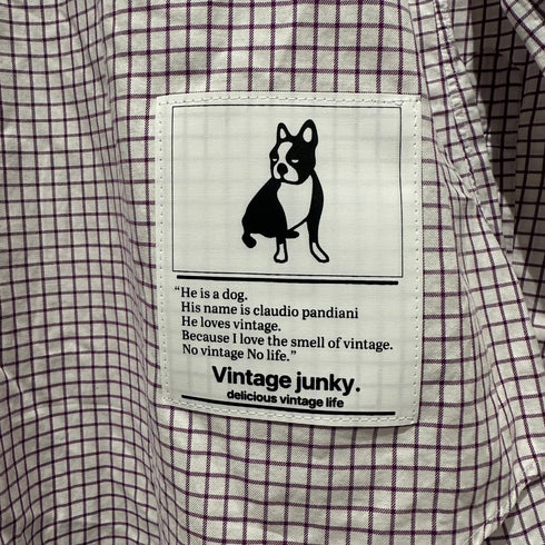 vintage junkyチェックシャツ