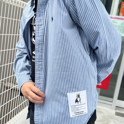 vintage junkyストライプシャツ