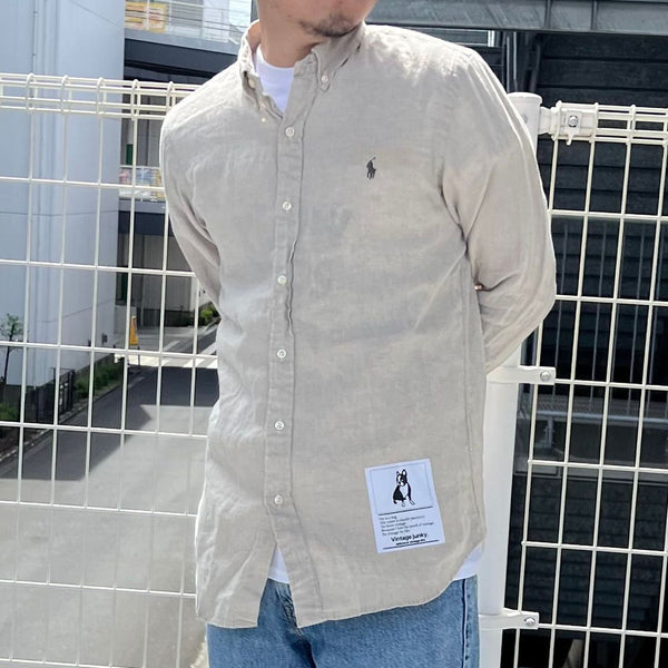 vintage junkyリネンシャツ