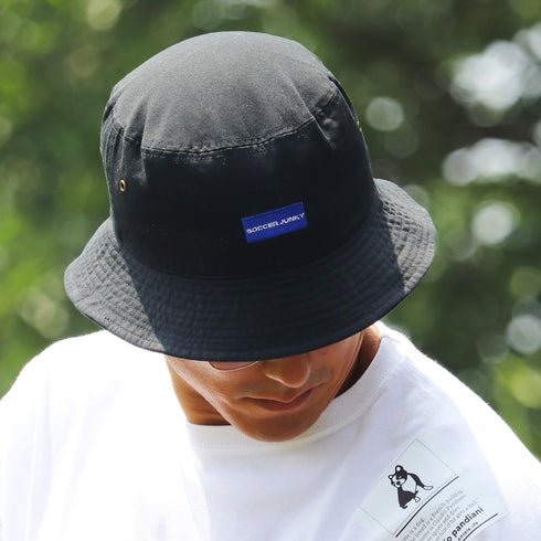 socccerjunky blue label バケットハット