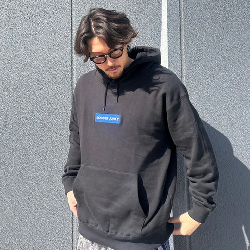 【菊池選手着用モデル】socccerjunky blue label プルオーバーパーカー