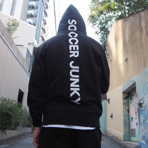 SJバックプリント プルオーバーパーカー