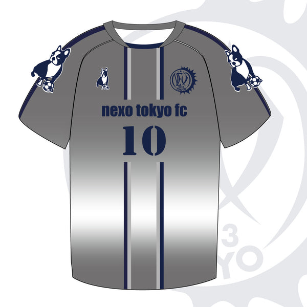 【nexo tokyo fc】公式戦用(グレー) ユニフォームシャツ