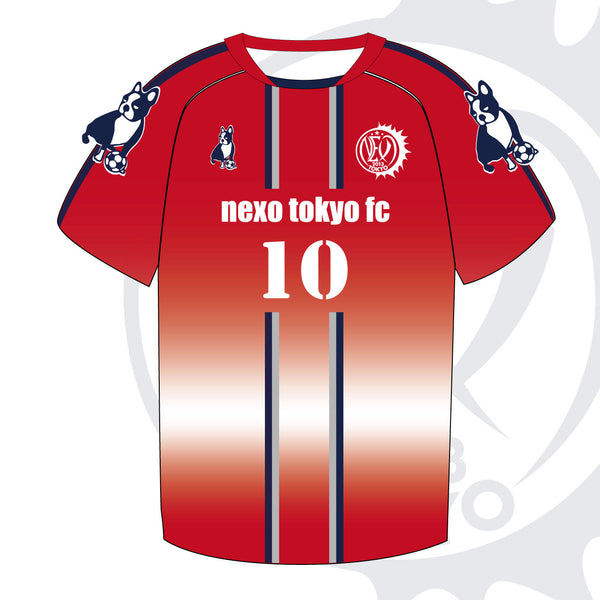 【nexo tokyo fc】公式戦用(レッド) ユニフォームシャツ