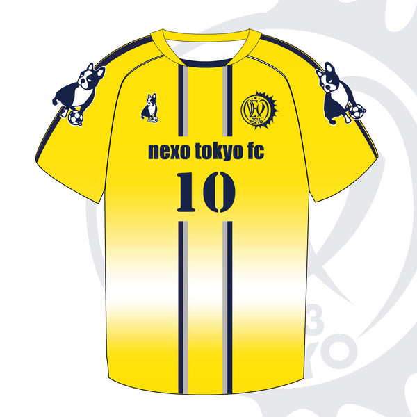 【nexo tokyo fc】公式戦用(イエロー) ユニフォームシャツ