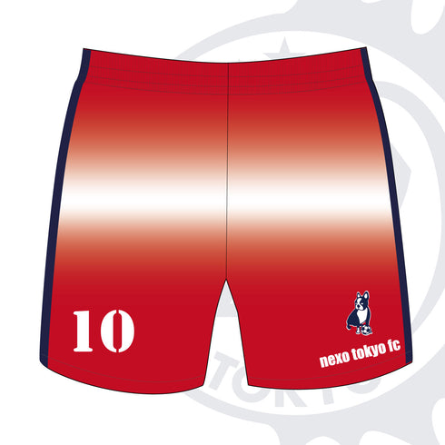 【nexo tokyo fc】公式戦用(レッド) ユニフォームパンツ