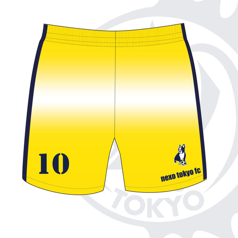 【nexo tokyo fc】公式戦用(イエロー) ユニフォームパンツ