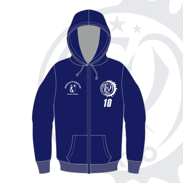 【nexo tokyo fc】移動用 スウェットZIPパーカー