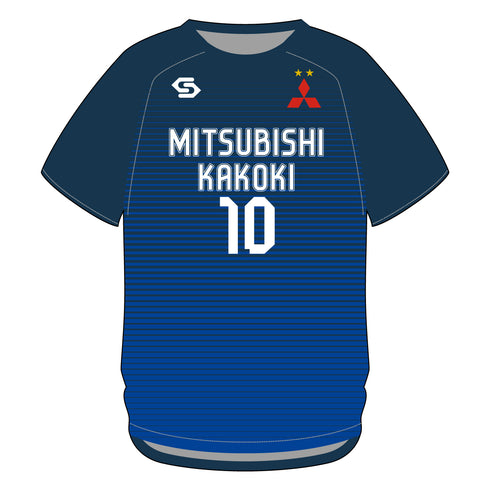 【三菱化工機サッカー部】半袖ユニフォーム(ネイビー)