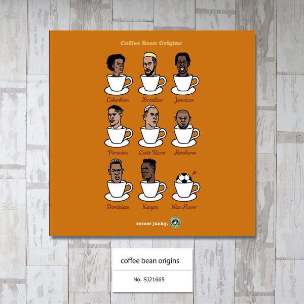 coffee bean origins アートパネル